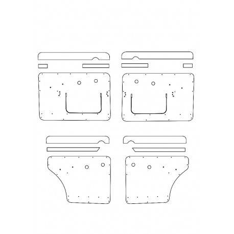 PANNELLI MASONITE - GIULIETTA BERLINA / GIULIETTA T.I