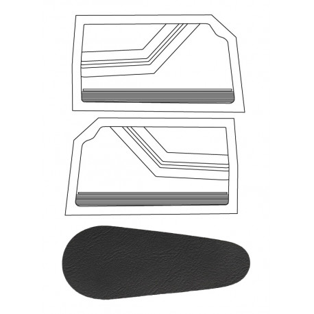 PANNELLI SEMILAVORATI - 2000 GT VELOCE / GT 1300 UNIFICATO - SKAY COL.099S