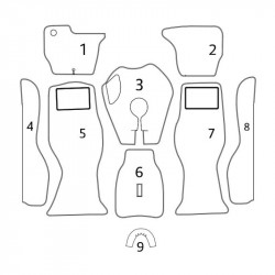 FONDO MOQUETTE VELLUTO MELANGE GRIGIO M126 - GT 2000