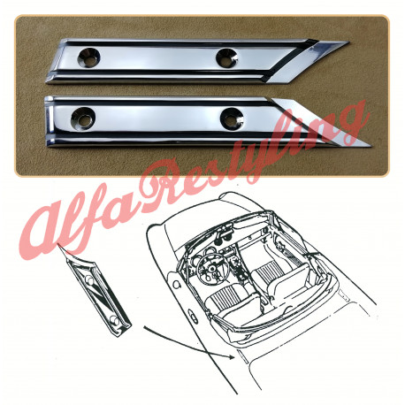 COPPIA SUPPORTO PER HARD TOP CROMATA - DUETTO (en)