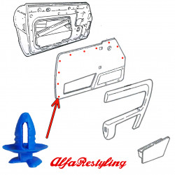 MOLLA IN PLASTICA PANNELLO PORTA - SPIDER 90 / 93