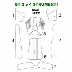 FONDO SKAY 4 STRUMENTI NERO - GT PIANALE PIATTO