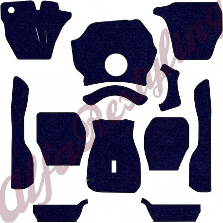 FONDO MOQUETTE VELLUTO BLU M129 - GIULIA SPRINT GT 63-66