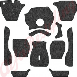 FONDO MOQUETTE VELLUTO MELANGE M126 - GIULIA SPRINT GT 63-66