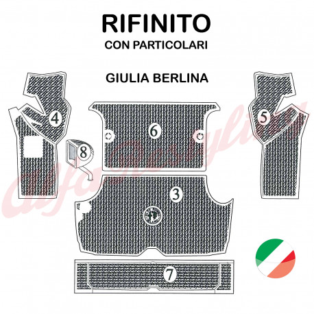 TAPPETI BAULE - GIULIA BERLINA. (en)