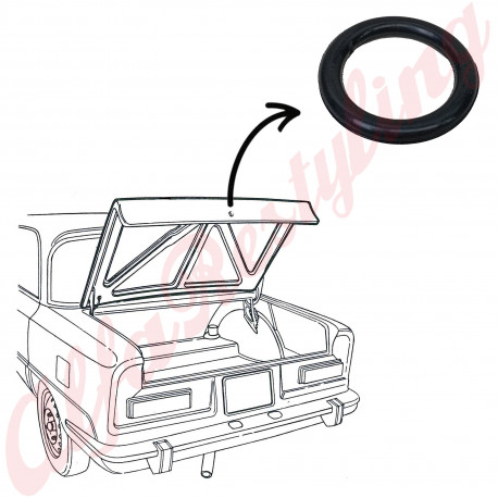 ANELLO PULSANTE SERRATURA BAULE - GIULIA BERLINA