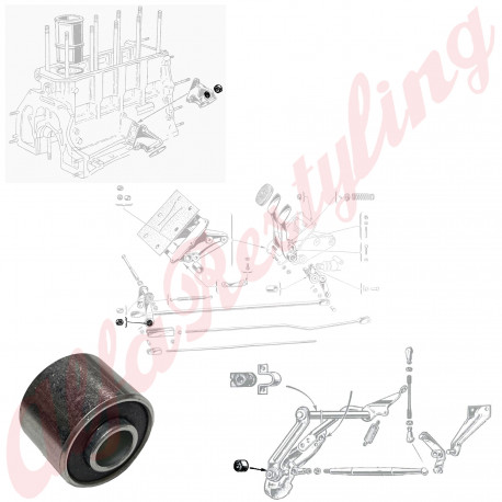 BOCCOLA PEDALIERA / VELOCE SUPPORTO MOTORE