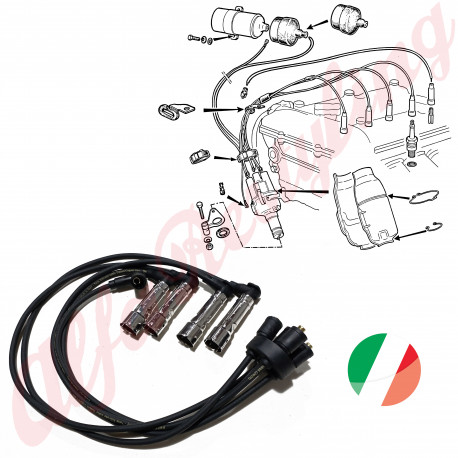 CAVI ACCENSIONE AD INIEZIONE SPIDER 85/93 - 75 1.6/1.8 (en)