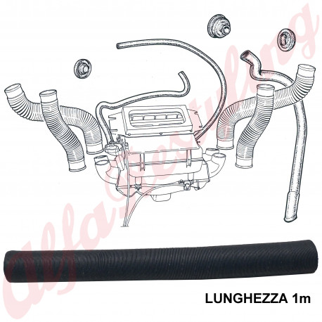 TUBO ARIA PER CRUSCOTTO