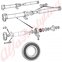 CUSCINETTO PER SUPPORTO TRASMISSIONE1964 / 1993