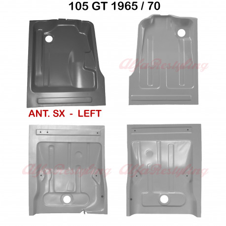 FONDO ANTERIORE SINISTRO PEDALIERA ALTA - GT 2 SERIE 1965 / 70 (en)