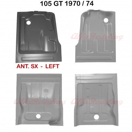 FONDO ANTERIORE SINISTRO PEDALIERA ALTA - GT 3 SERIE 1970 / 74