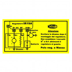 ADESIVO REGOLATORE DINAMO