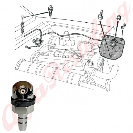 UGELLO 1 USCITA CROMATO - SPIDER