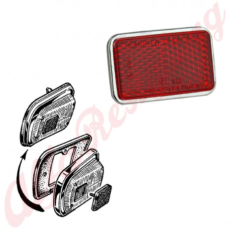 CATARIFRANGENTE FANALE POSTERIORE - 1300 / 1750 GT BERTONE