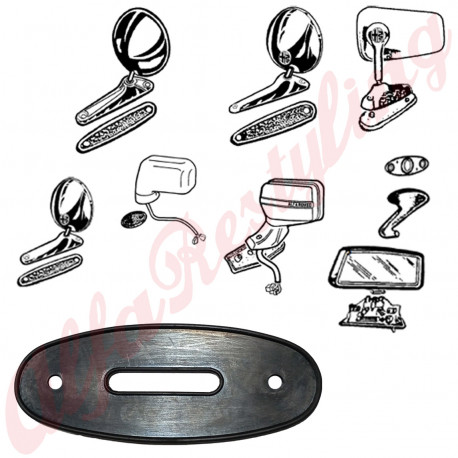 SOTTOSPECCHIETTO LATERALE - SPIDER 4 SERIE 1990 / 95