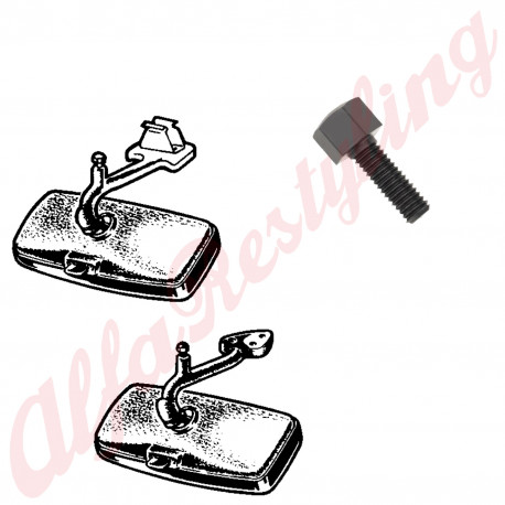 VITE ANTI VIBRAZIONE CORTA PER SPECCHIETTO RETROVISORE