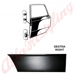 LAMIERA DI RIPARAZIONE PORTA POSTERIORE DESTRA