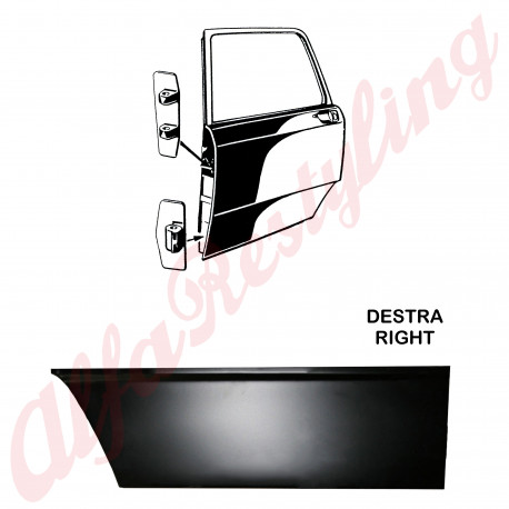 LAMIERA DI RIPARAZIONE PORTA POSTERIORE DESTRA