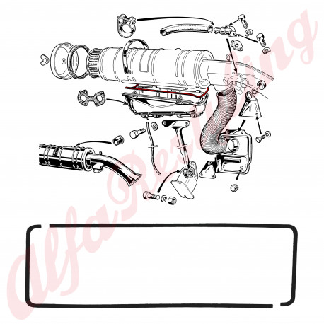 GUARNIZIONE SCATOLA FILTRO ARIA - 1300 / 2000