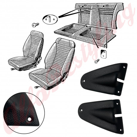 COPPIA PIASTRINA PER COMANDO APPOGGIATESTA - MONTREAL