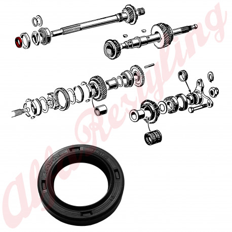 PARAOLIO CAMBIO ANTERIORE ELRING 1300 / 2000 - 105 / 115