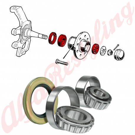 KIT CUSCINETTI RUOTE ANTERIORI - 750 / 101 / 105