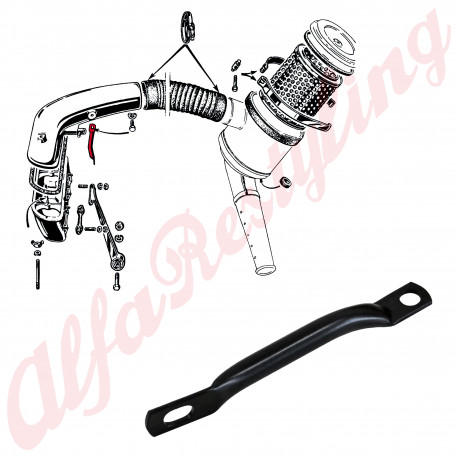 SUPPORT FOR AIR INTAKE BODY COVER - 105 1 SERIES