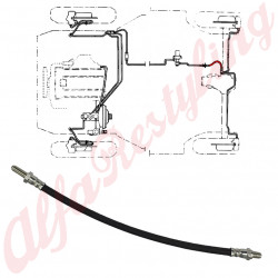 BRAKE HOSE REAR 750 / 101 / 105 - CLUTCH 102 / 106