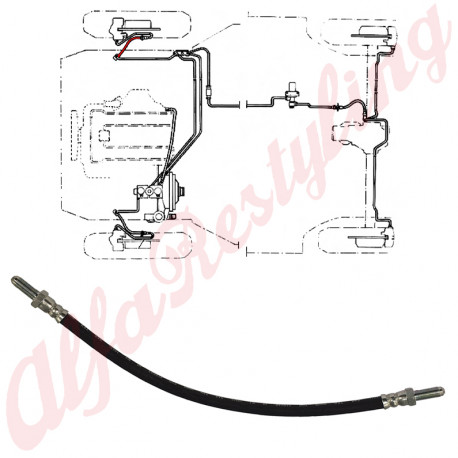TUBO FRENO ANTERIORE - 105 / 750 / 101 / 106