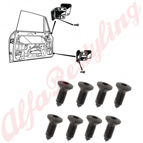 8 BULLONI PER CERNIERE PORTA / COFANO - GT BERTONE