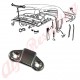 CONVERTIBLE TOP LATCH HOOK - 1300 / 2000 SPIDER