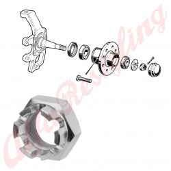 DADO A CASTELLO DESTRO PER CUSCINETTI RUOTE ANTERIORI - 105 / 115 / 750 / 101