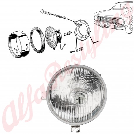 FARO INTERNO H1 5 3/4‘‘ DESTRO - GIULIA SUPER / GT BERTONE / BERLINA