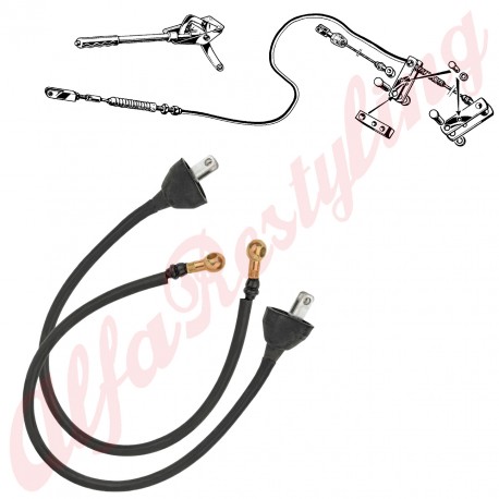 SERIE CAVI FRENO A MANO POSTERIORE - MONTREAL