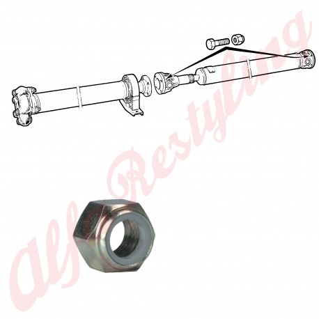 DADO DI BLOCCAGGIO ALBERO TRASMISSIONE DI SUPPORTO POSTERIORE 9 MM ORIGINALE