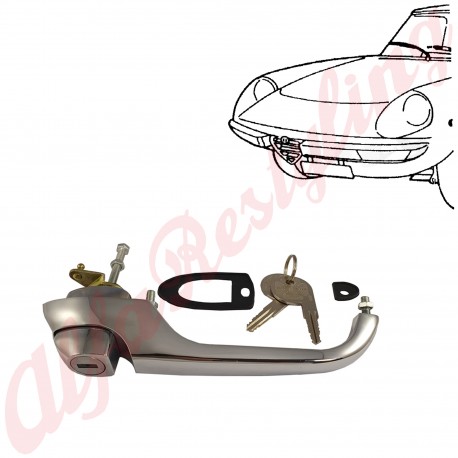 MANIGLIA ESTERNA DESTRA - SPIDER OSSO DI SEPPIA / CODA TRONCA 1 SERIE (en)