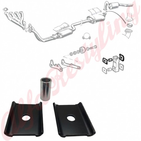 FISSAGGIO VERNICIATO PER SUPPORTO MARMITTA