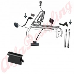 CLIP DI FISSAGGIO PER GUARNIZIONE PORTA