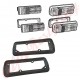 REAR LIGHT SEALS LARGE PAIR - 1300 / 1600 GIULIA