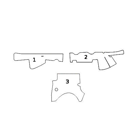 KIT FONDI INSONORIZZANTI PEDALIERA ALTA CRUSCOTTO - GT (en)